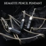 Hematite Pencil Pendant