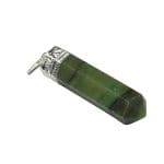 Green Jade Pencil Pendant