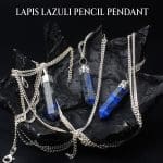 Lapis Lazuli Pencil Pendant