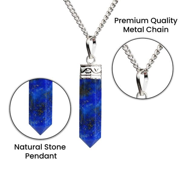 Lapis Lazuli Pencil Pendant