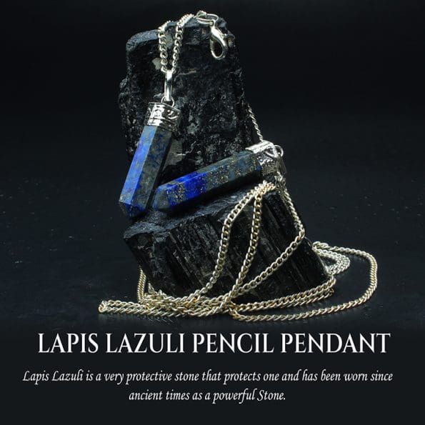 Lapis Lazuli Pencil Pendant