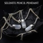 Selenite Small Pendant