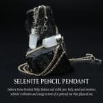 Selenite Small Pendant