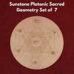 Sunstone Platonic Sacred Geometry Set of 7