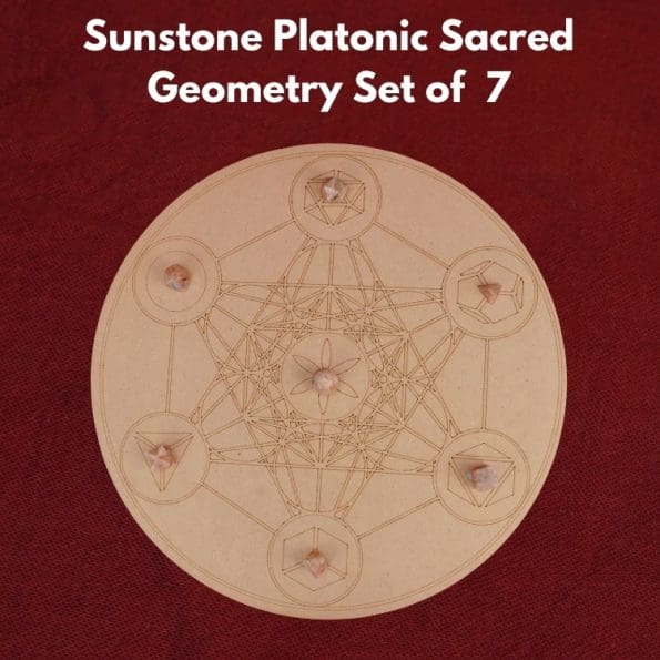 Sunstone Platonic Sacred Geometry Set of 7