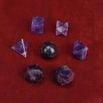 Amethyst Platonic Sacred Geometry Set of 7