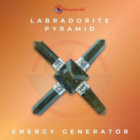 Labradorite Pyramid Energy Generator