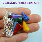 7 Chakra Pendulum Set