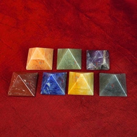 7 chakra Reiki Pyramid Set