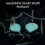 Amazonite Heart Shape Pendant