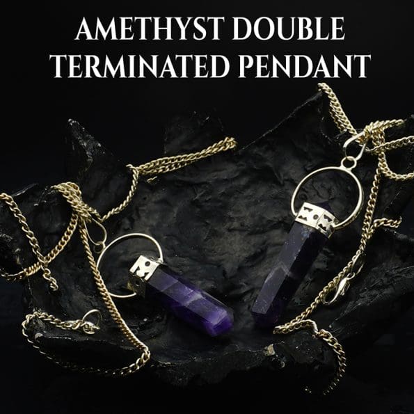 Amethyst Double Terminated Pendant