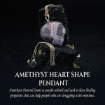 Amethyst Heart Shape Pendant