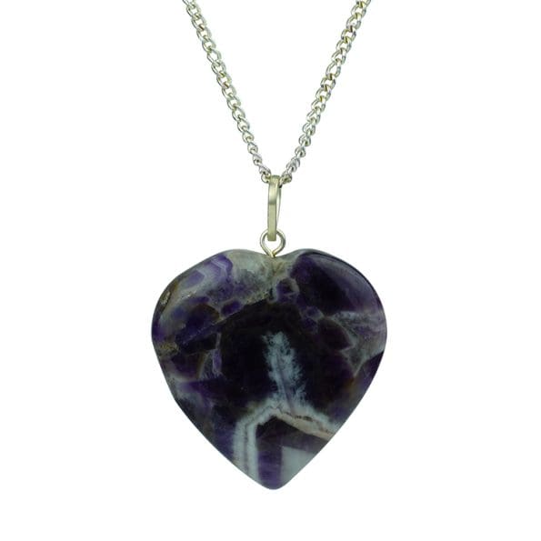 Amethyst Heart Shape Pendant