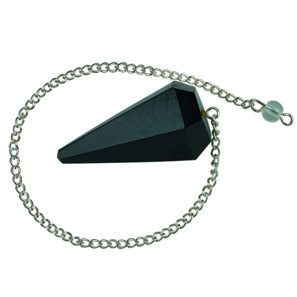 Black Tourmaline Crystal Dowsing Pendulum