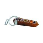 Carnelian 7 Chakra Pencil Pendant