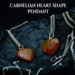 Carnelian Heart Shape Pendant