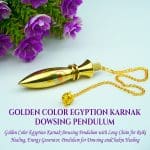 Golden Color Egyption Karnak Dowsing Pendulum