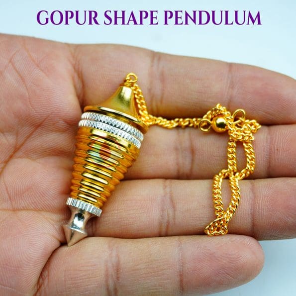 Golden Color Gopur Shape Pendulum