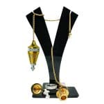 Golden Color Gopur Shape Pendulum