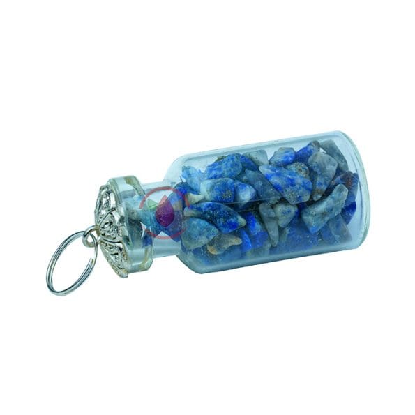 Lapis Lazuli Chip Stone Bottle Pendant