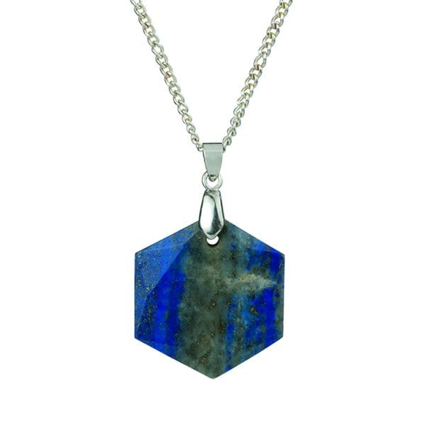 Lapis Lazuli David Star Shape Pendant