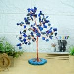 Lapis Tree 100 Beads Chips Stone Slice Base