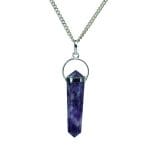 Lepidolite Double Terminated Pendant