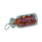 Red Carnelian Chip Stone Bottle Pendant