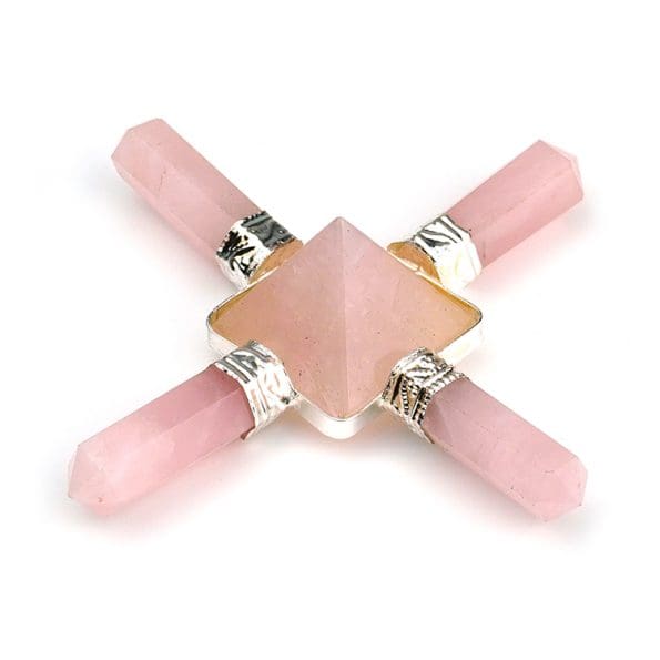 Rose Quartz Pyramid Energy Generator