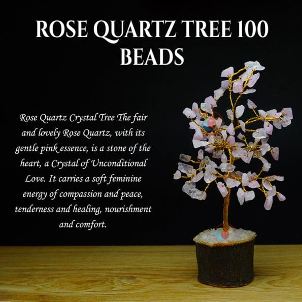 Rose Quartz Tree 100 Beads