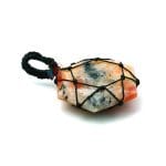 Sunstone Thread Cage Wrapped Pendant