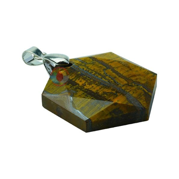 Tiger Eye David Star Shape Pendant