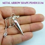 Energized Silver Metal Arrow Shape Pendulum