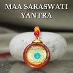 Shree Maa Saraswati Wooden Base Yantra