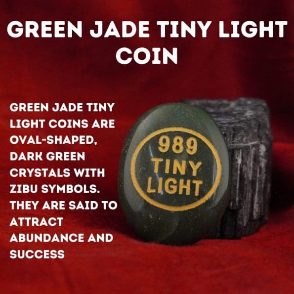 Green Jade Tiny Light Coin