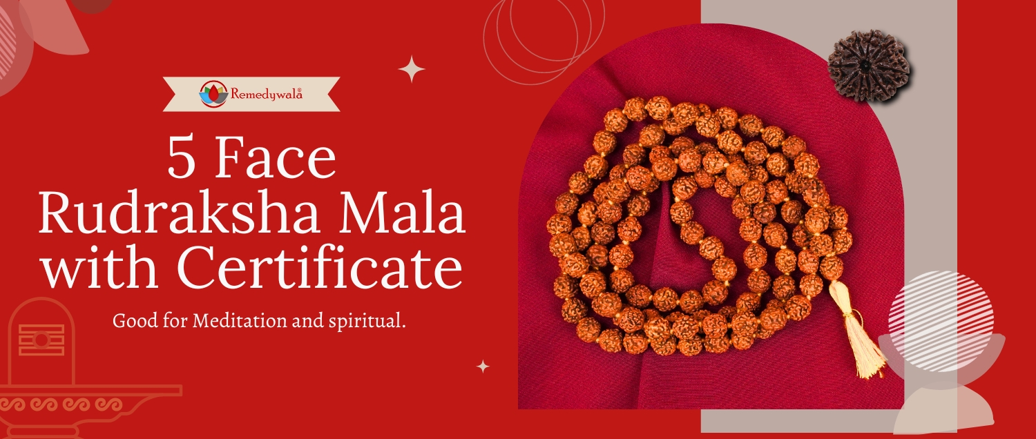 5 Mukhi Rudraksha Mala