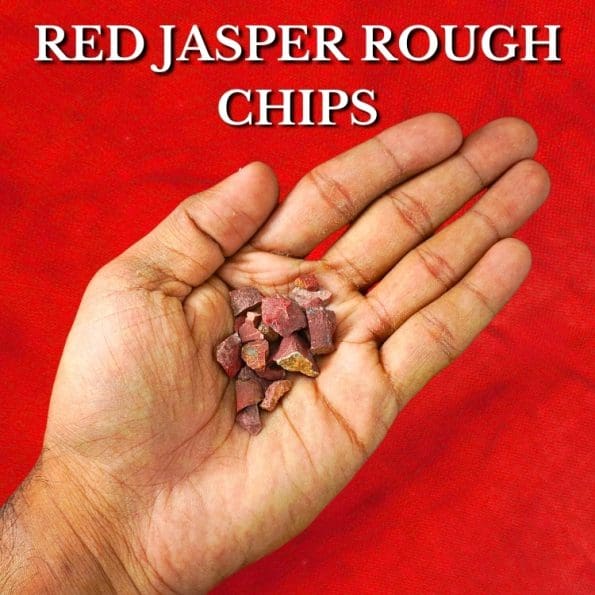 Red Jasper Rough Chips