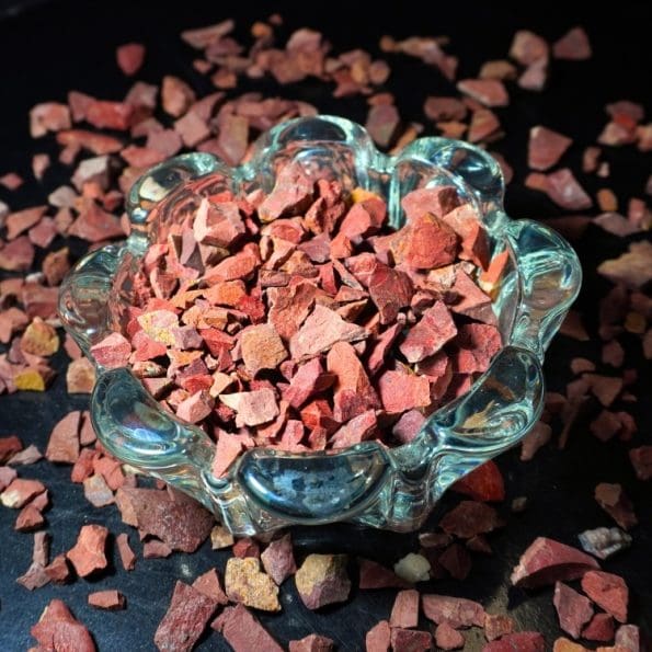 Red Jasper Rough Chips