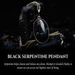 Black Serpentine Pendant