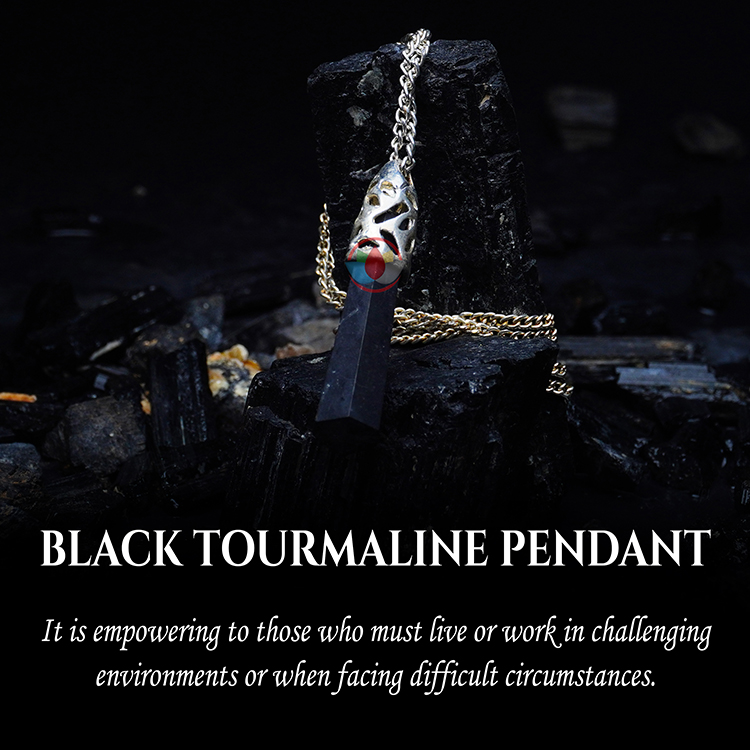 BLACK TOURMALINE NECKLACE WITH 14K GOLD RECTANGLE PENDANT – Jenny Lauren  Jewelry