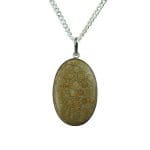 Fossil Coral Pendant