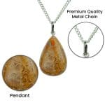 Golden Quartz Pendant