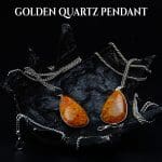 Golden Quartz Pendant