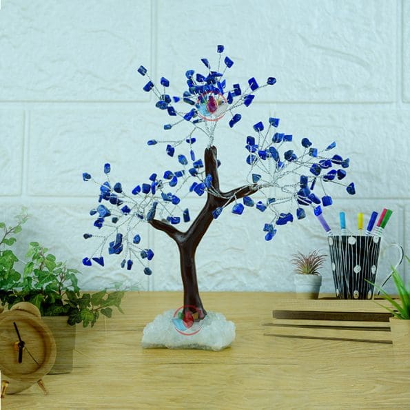 Lapis Tree 150 Beads Rough Stone Base