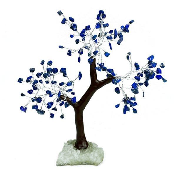 Lapis Tree 150 Beads Rough Stone Base