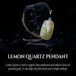 Lemon Quartz Pendant