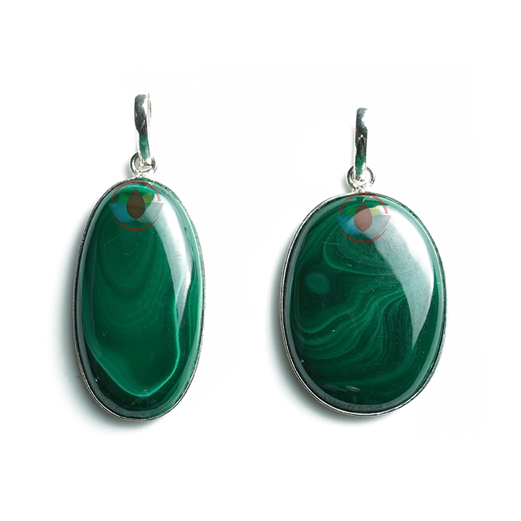 Buy African Malachite Pendant With Green Quartzite Bead Necklace 20 Inches  in Stainless Steel 69.40 ctw at ShopLC.