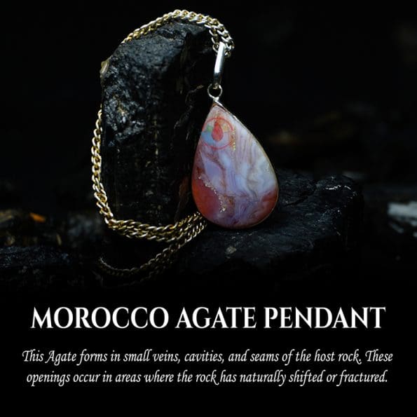 Morocco Agate Pendant