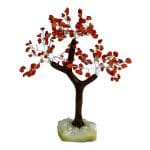 Red Carnelian Tree 150 Beads Rough Stone Base