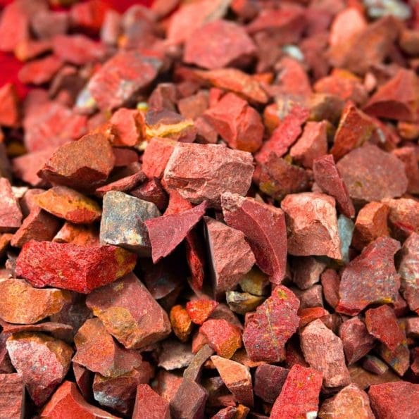 Red Jasper Rough Chips